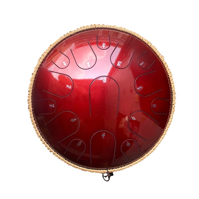 魯儒 空靈鼓 Hluru 高端鼓 天鼓 14吋15音D調-瑪瑙紅 — 三峽配件 / 週邊