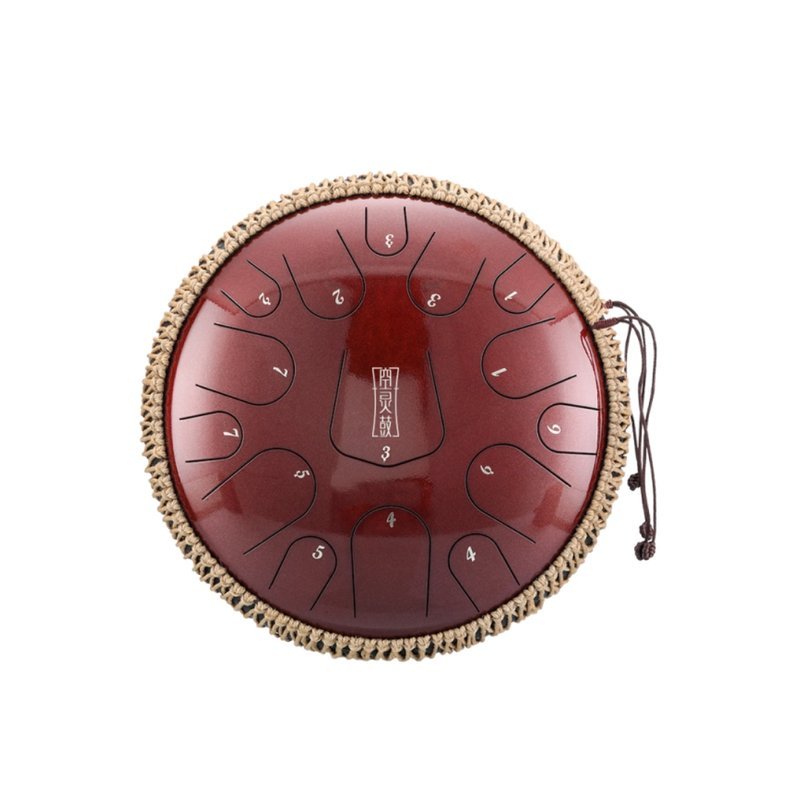 Hluru 魯儒 空靈鼓 三角款 高端鼓 天鼓 14吋15音D調 塵間朱 — 三峽配件 / 週邊