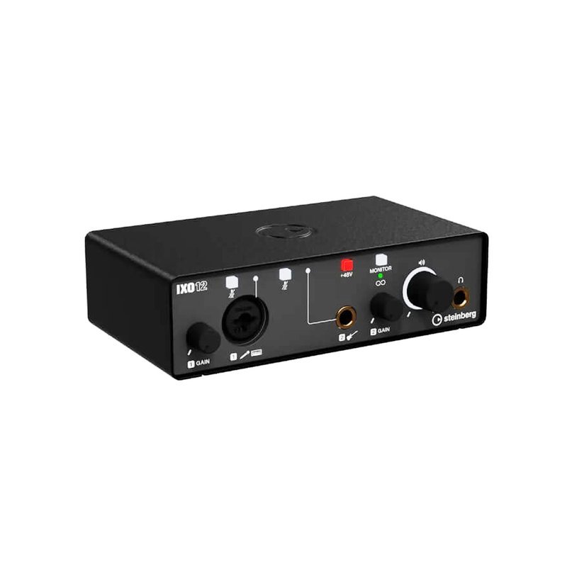 Steinberg Steinberg入門款錄音介面 IXO12 雙輸入 入門 黑 — 三峽錄音