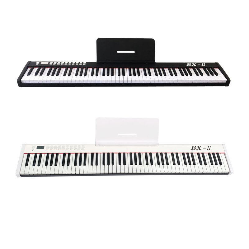 標準型88鍵便攜式電鋼琴 親民價 攜帶式電鋼琴 輕巧好帶 黑色 (附贈袋子) — 三峽鍵盤 / 鋼琴