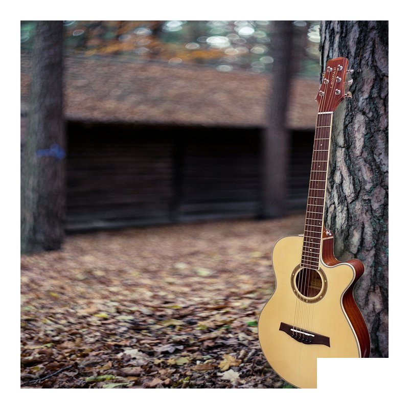 LEGPAP LEGPAP AH-B01NA 36吋 旅行吉他 民謠吉他 斜面設計 — 三峽木吉他 / 民謠吉他