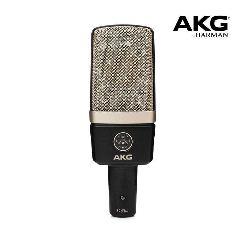 AKG AKG C314 大震膜電容式麥克風 專業 全指向型麥克風 超心型 搭配攜行箱 原廠公司貨 — 三峽弦樂器