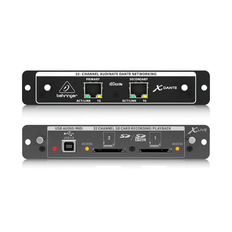 Behringer Behringer / X 數位音軌擴充卡(X-DANTE/X-LIVE) — 三峽配件 / 週邊