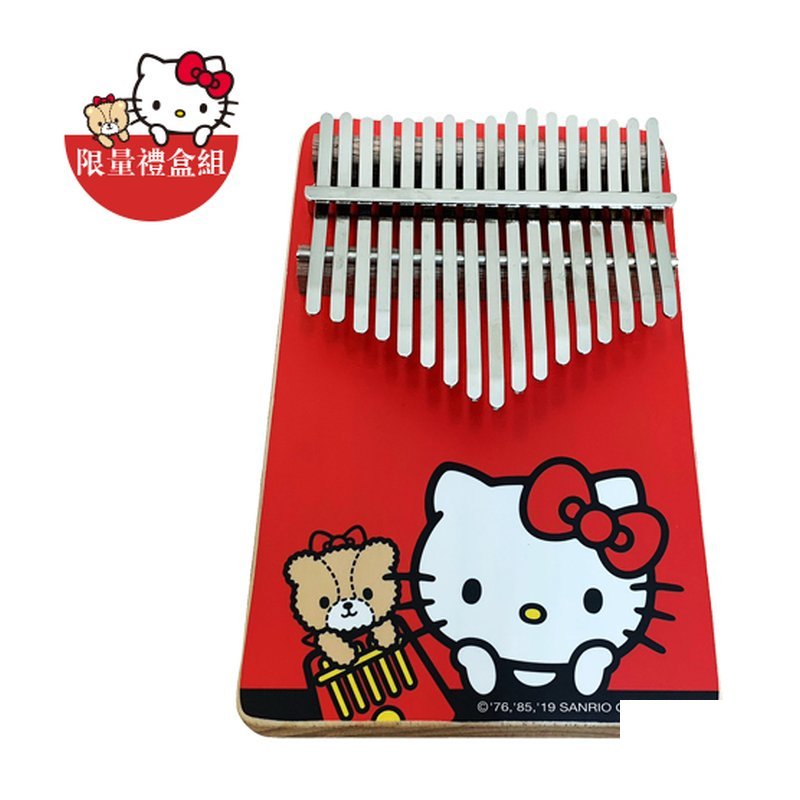 Hello Kitty Double-side Colored Pine Board-type Kalimba Hello Kitty Double-side Colored Pine Board-type Kalimba / Thumb Piano — 三峽電鋼琴 / 鍵盤