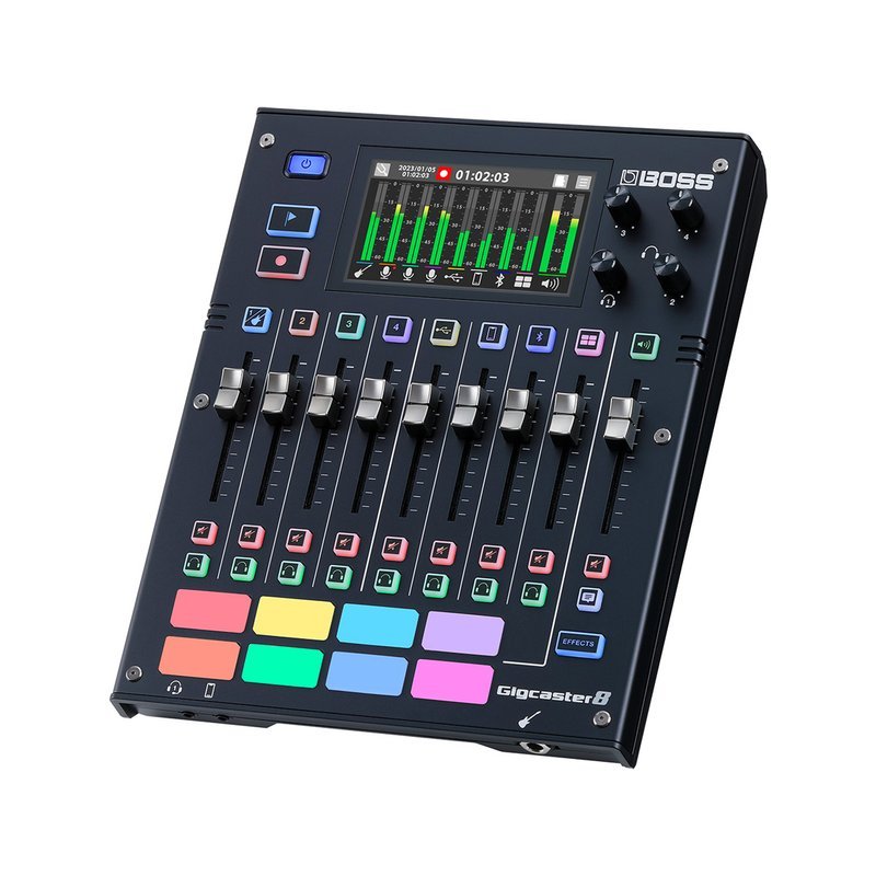 BOSS 【Boss】GIGCASTER 8串流混音器 Audio Streaming Mixer — 三峽木吉他 / 民謠吉他