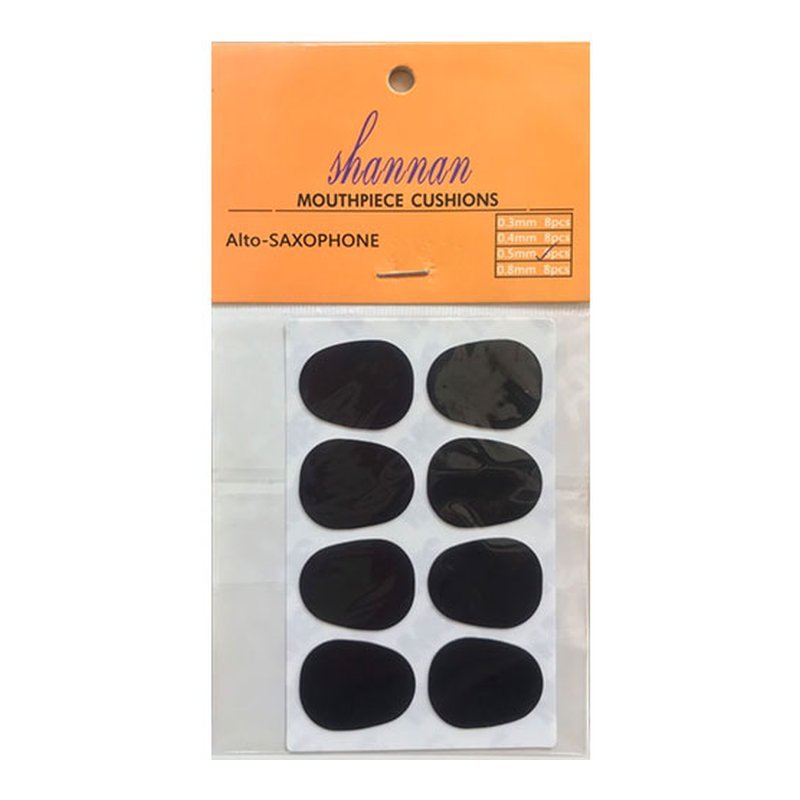 ALTO ALTO 中音 薩克斯風 吹嘴墊片 牙墊 (0.8mm) 8片 黑色 — 三峽銅管 / 管樂