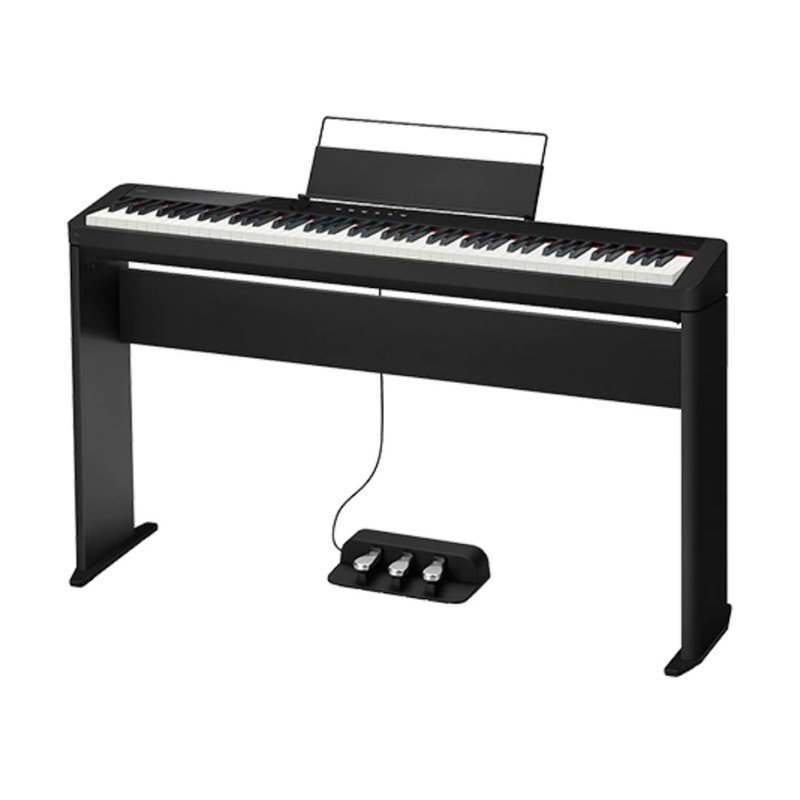 Casio 【CASIO】Privia系列 PX-S1100 電鋼琴 黑色 (主機+琴架+三踏板) — 三峽電鋼琴 / 鍵盤