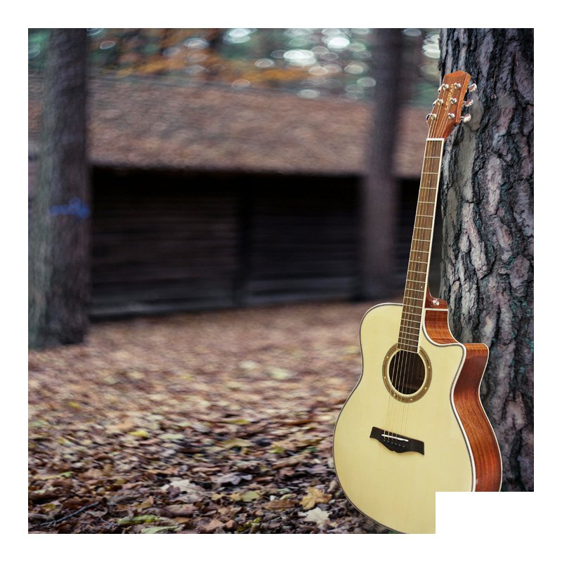 LEGPAP LEGPAP GA18NA 41吋 GA桶 雲杉木 斜面設計 合板吉他 民謠吉他 — 三峽木吉他 / 民謠吉他