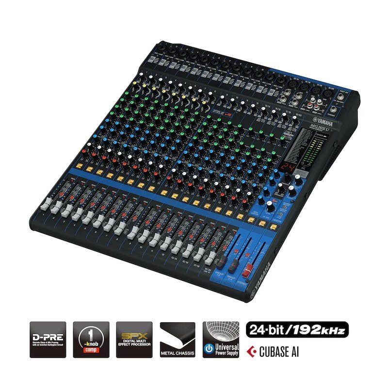 Yamaha 【YAMAHA】 MG20XU 類比混音機 混音座 混音器 — 三峽麥克風