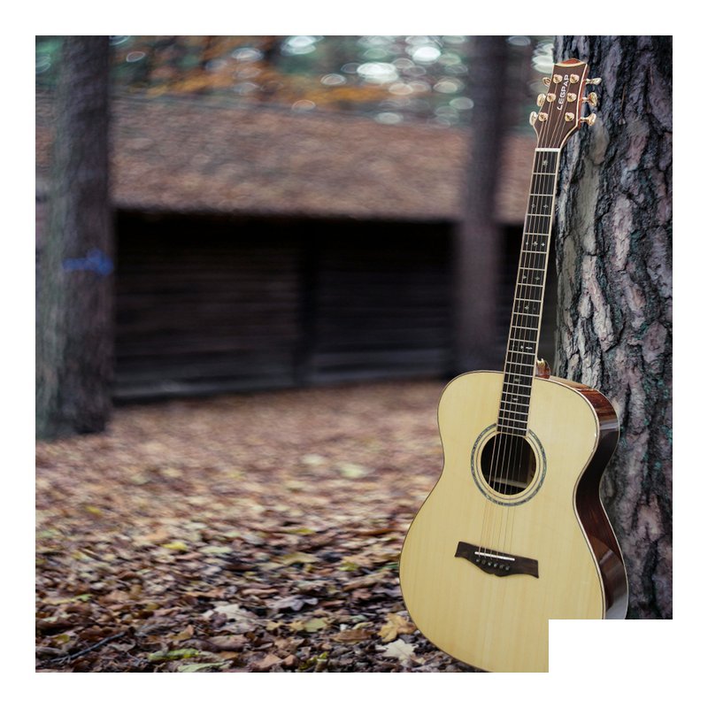 LEGPAP LEGPAP OM490NA 41吋 OM桶 雲杉木 全單板吉他 玫瑰木側背板 民謠吉他 — 三峽木吉他 / 民謠吉他