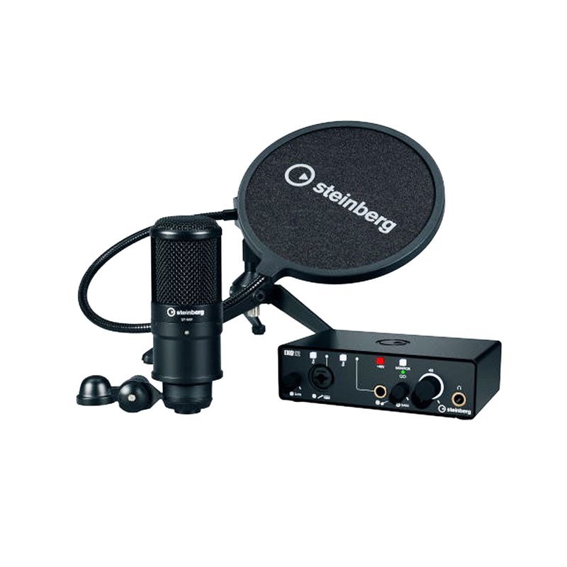 Steinberg Steinberg IXO12 Podcast Starter Pack 錄音介面套組 (內附麥克風/介面/MIC架/防噴罩) — 三峽麥克風