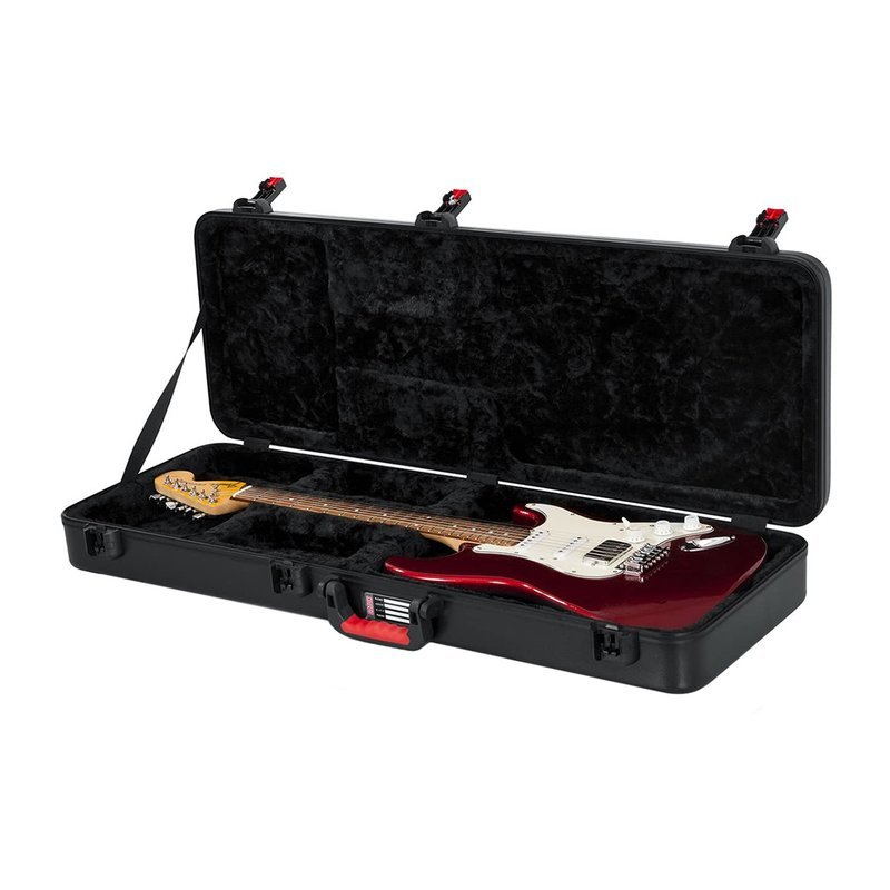 Gator 【Gator】GTSA-GTRELEC-LED 電吉他硬盒 方形 ATA軍用聚乙烯 TSA 海關鎖 內崁LED燈 — 三峽電吉他