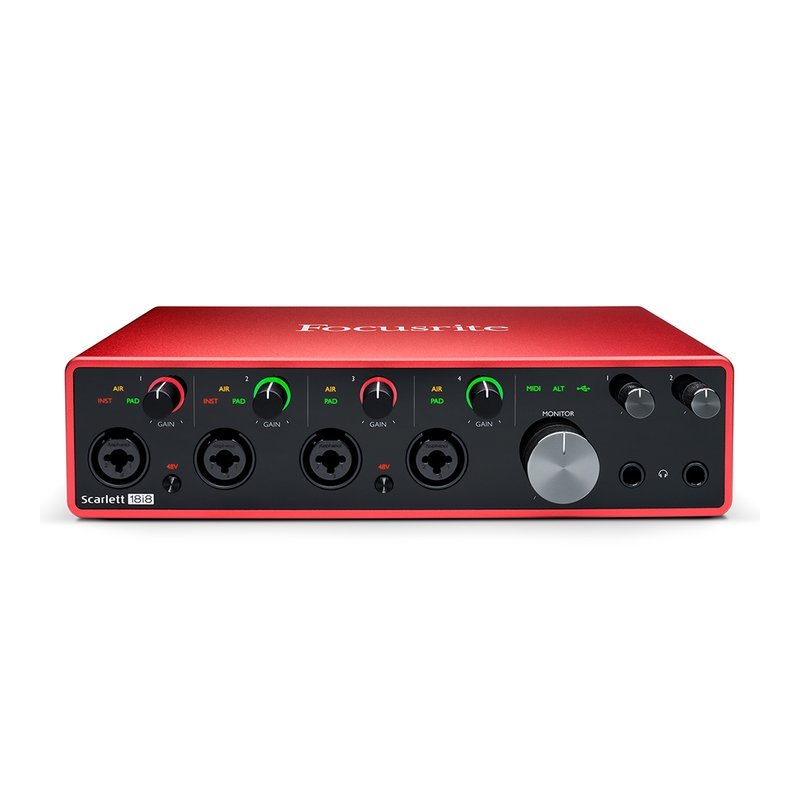 Focusrite 錄音介面 FOCUSRITE Scarlett 18i8 — 三峽木吉他 / 民謠吉他