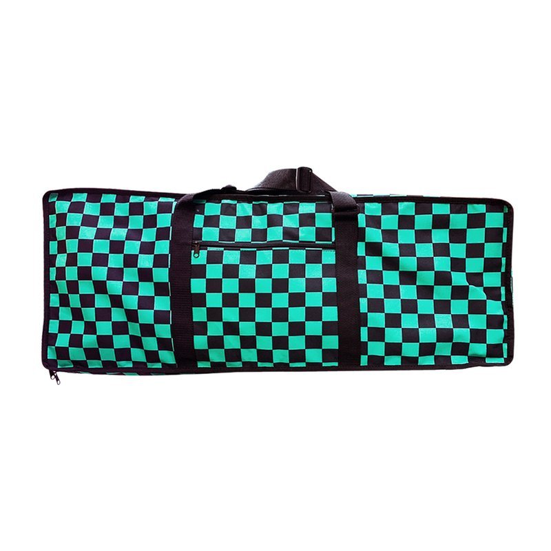 綠黑方格萬用袋 旅行袋 話題人物 樂器袋 台灣製造 — 三峽配件 / 週邊