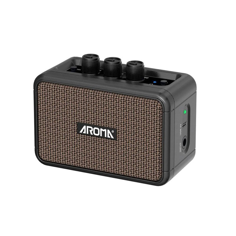 AROMA AG-04 USB 迷你吉他藍芽音箱 藍芽小音箱 電吉他 AROMA AG-04 USB 迷你吉他藍芽音箱 藍芽小音箱 電吉他 / 貝斯迷你音箱 5W — 三峽吉他 / Bass