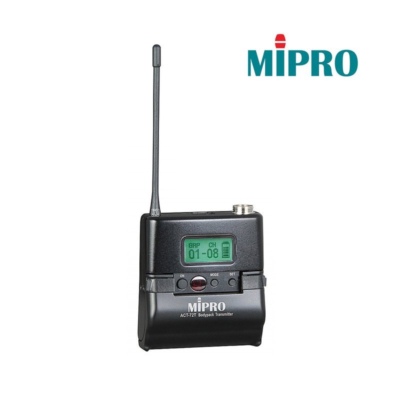 MIPRO 【MIPRO】ACT-72T發射器 + MU-53L 黑色單指向領夾麥克風 — 三峽木吉他 / 民謠吉他