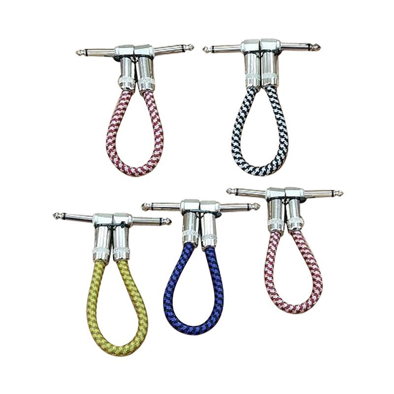 【Headway】HDCA1 雙L頭短導線 顏色隨機 電吉他導線 貝斯導線 L導線 短導線 (5入) — 三峽吉他 / Bass