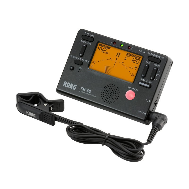 KORG 【KORG】 TM-60C 調音節拍器 附拾音夾 黑色 — 三峽鼓 / 打擊