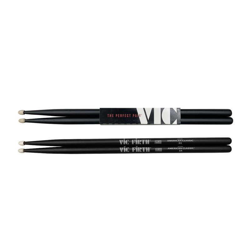 Vic Firth ViC FiRTH 5A 經典 黑色 爵士鼓 鼓棒 5A 胡桃木 — 三峽鼓 / 打擊
