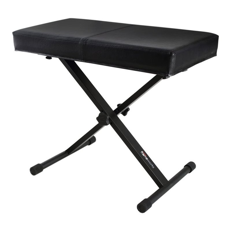 【新品上市】Gator Frameworks 可調式 X型鍵盤長凳 豪華電鋼琴椅 鍵盤椅 (GFW-KEY-BNCH-1) — 三峽鍵盤 / 鋼琴