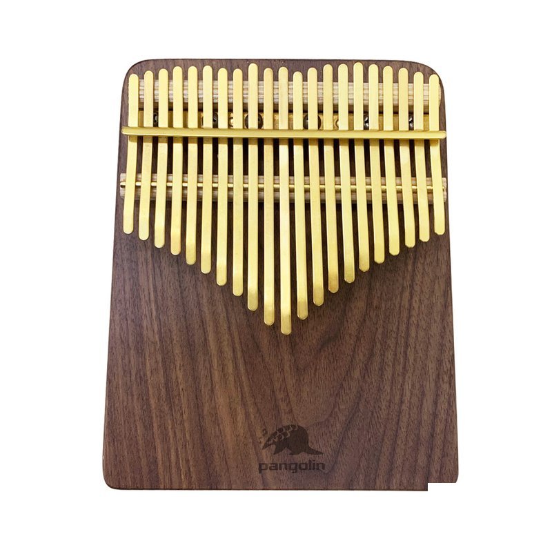 【NEW】MIT Walnut Board-type Kalimba with 21 Golden Keys Thumb piano — 三峽鍵盤 / 鋼琴