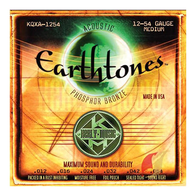 木吉他弦Kerly-ET-PH-1254 KQXA-1254 (12-54) 美製民謠吉他弦(磷青銅) — 三峽吉他 / Bass