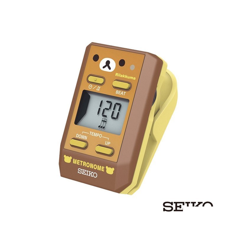 【SEIKO】DM51RKBR 拉拉熊 限定版節拍器/時鐘 棕色 — 三峽鼓 / 打擊