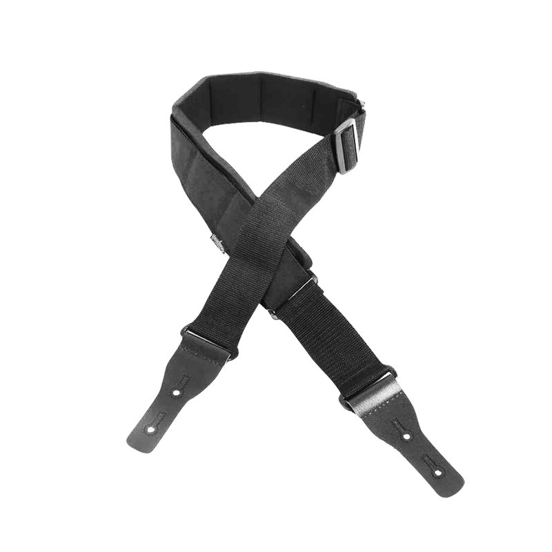 台灣製造 吉他背帶 舒壓背帶 黑色 — 三峽吉他 / Bass