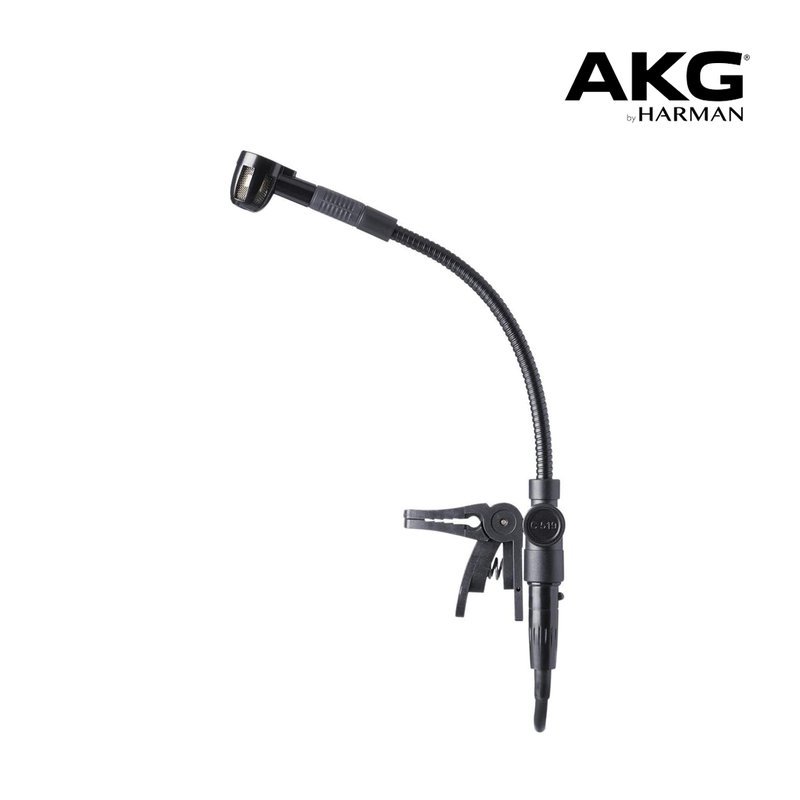 AKG AKG C519M 夾式電容麥克風 鵝頸式 心形指向 收音 原廠公司貨 — 三峽銅管 / 管樂