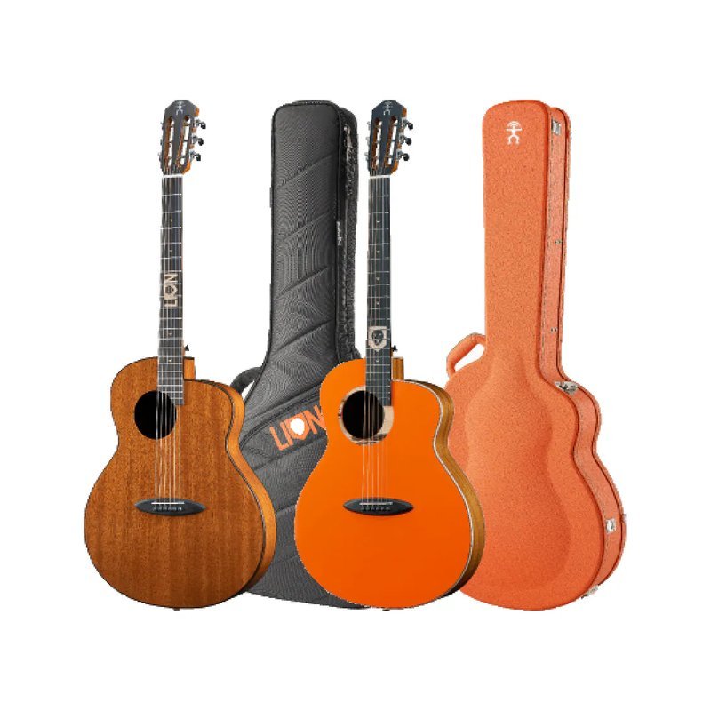 aNueNue aNueNue / 蕭敬騰獅子合唱團聯名系列 41吋木吉他(原聲款/插電板)(LMGT/LOGTE) 彩虹人官方認證 — 三峽吉他 / Bass