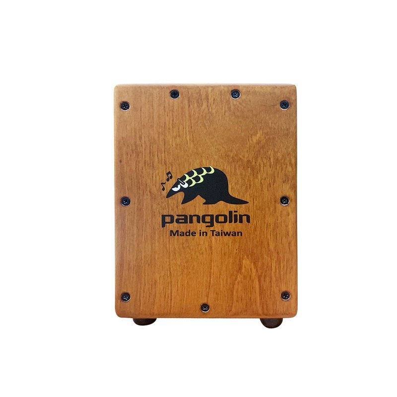 【Panglin】台灣製 迷你木箱鼓 幼兒/兒童木箱鼓 Cajon 節奏/聽音練習 敲打樂器 訓練小肌肉活動 音感訓練 棕色 — 三峽鼓 / 打擊