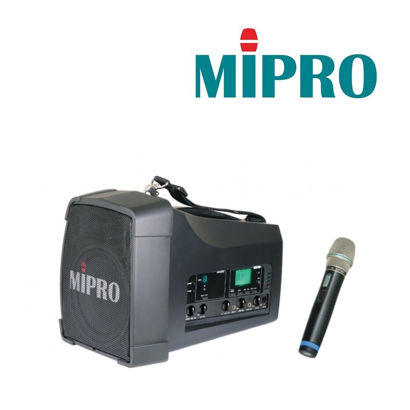 MIPRO 【MIPRO】MA-200/ACT-32H 單頻道大聲公無線擴音器 喊話器 麥克風 — 三峽麥克風