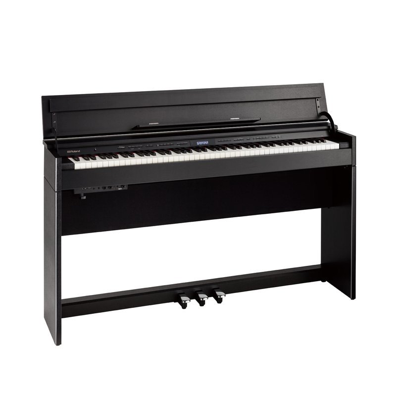 Roland 【ROLAND】DP-603-CB 88鍵掀蓋電鋼琴 薄型數位 霧面黑 木質琴鍵 琴蓋緩降 — 三峽電鋼琴 / 鍵盤