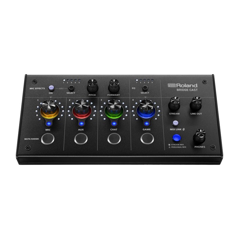 Roland 【Roland】BRIDGE CAST 直播音訊介面混音器 樂蘭 電競混音器 FPS 第一人稱射擊遊戲 — 三峽麥克風