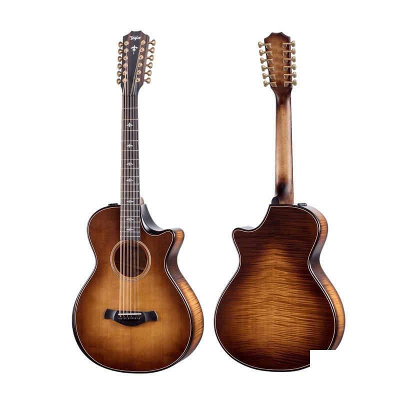 Taylor Taylor 652-CE WHB Builder's Edition 雲杉面版 漸層 12弦 電木吉他 — 三峽木吉他 / 民謠吉他