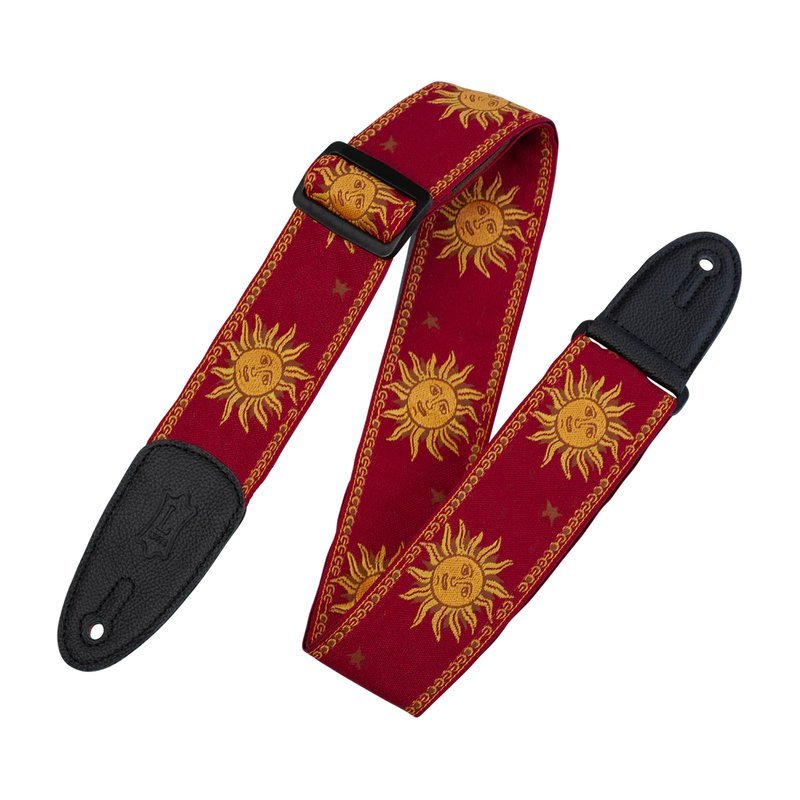 【LEVY'S】MPJG-SUN-RED 吉他背帶 — 三峽配件 / 週邊