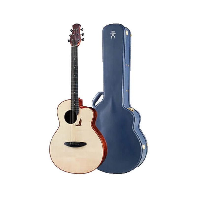 aNueNue aNueNue / LS800 杉田健司 吉他未來系列 41吋全單木吉他(月亮雲杉木)(原聲款/插電款)(LS800/LS800E) 彩虹人官方認證 — 三峽吉他 / Bass