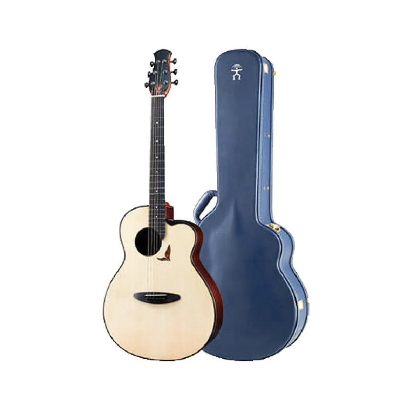 aNueNue aNueNue / LS700 杉田健司 吉他未來系列 41吋全單木吉他(月亮雲杉木)(原聲款/插電款)(LS700/LS700E) 彩虹人官方認證 — 三峽吉他 / Bass