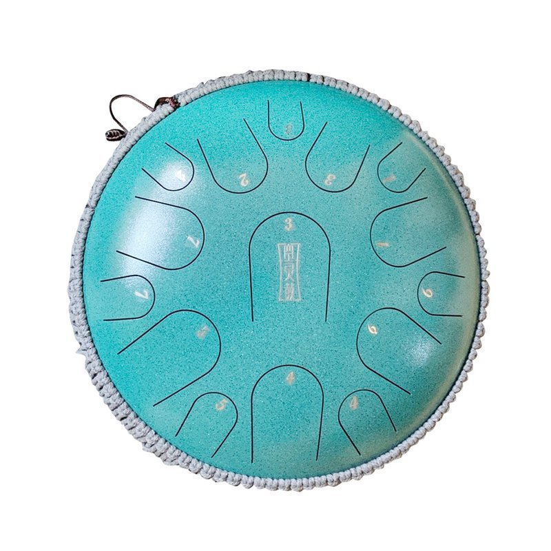 魯儒 空靈鼓 Hluru 高端鼓 天鼓 14吋15音D調-孔雀石 — 三峽配件 / 週邊