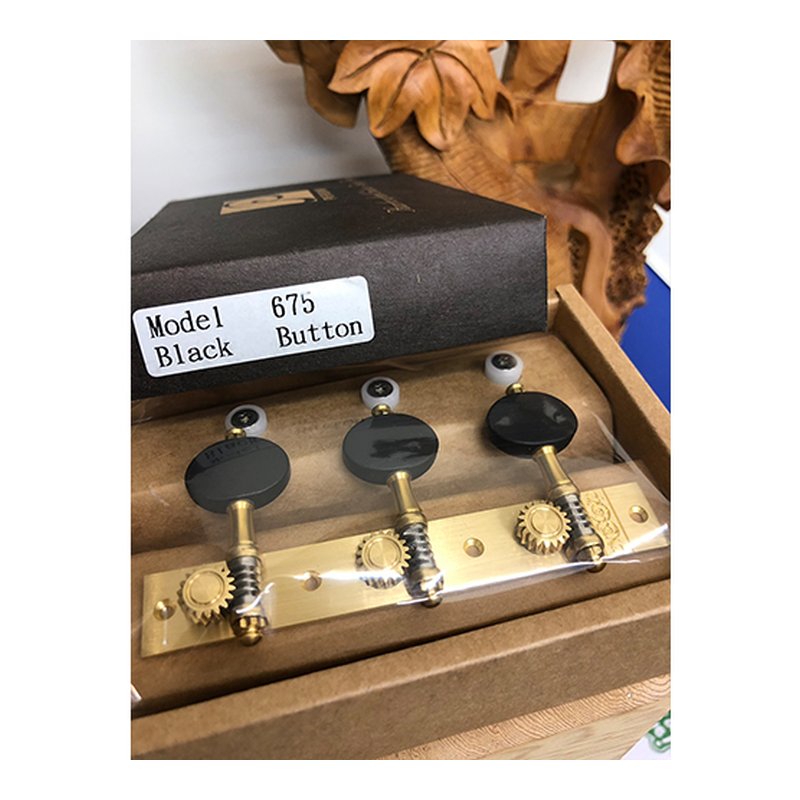 Perona 高階手工古典吉他弦鈕 (675BK) — 三峽吉他 / Bass