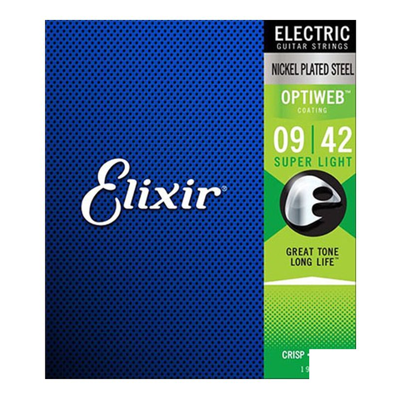 Elixir ELIXIR OPTIWEB 超薄包覆 10-46 電吉他弦（19002） — 三峽電吉他
