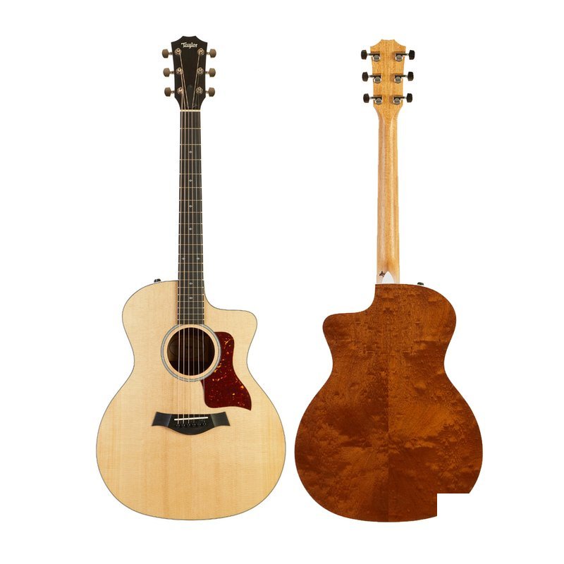 Taylor Taylor 214-CE-QS-DLX-LT 電木吉他 EQ 透木紋背板 附原廠硬盒 — 三峽木吉他 / 民謠吉他