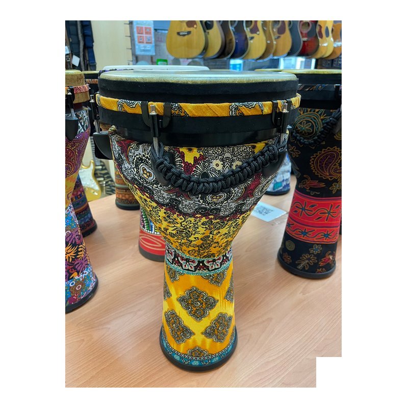 非洲鼓 12吋 ABS製主體 仿獸皮 可調整音色 贈20mm厚袋 太陽花 — 三峽鼓 / 打擊