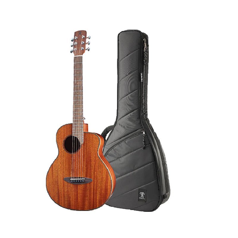 aNueNue aNueNue / 20原創系列 面單旅行木吉他/面單木吉他(非洲桃花心木)(原聲款/插電款)(M20/L20/M20E/L20E) 彩虹人官方認證 — 三峽吉他 / Bass