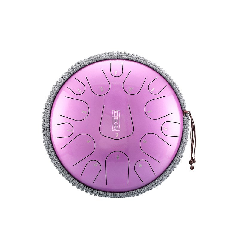 Hluru 魯儒 空靈鼓 三角款 高端鼓 天鼓 14吋15音D調 鳶尾紫 — 三峽配件 / 週邊