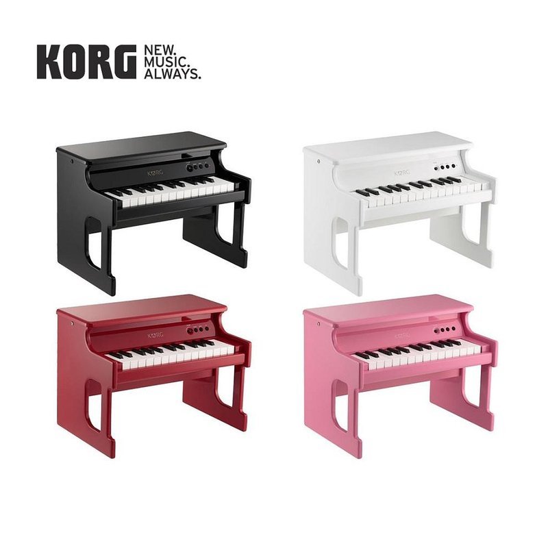 KORG 【KORG】Tiny Piano 25鍵 迷你兒童電鋼琴 黑 白 粉紅色 培訓嬰幼兒的音感 (原廠公司貨) — 三峽電鋼琴 / 鍵盤