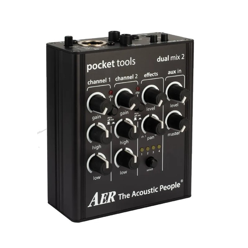 AER AER / Dual Mix 2 德國製 雙軌前級/DI (適用木吉他/烏克麗麗/小提琴) — 三峽烏克麗麗