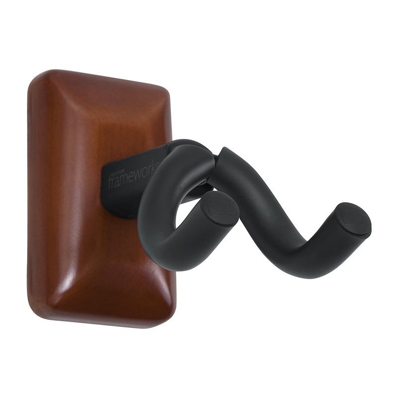 Gator 【GATOR】GFW-UKE-HNGRMHG 烏克麗麗/曼陀林壁掛架 桃花心木色 — 三峽烏克麗麗