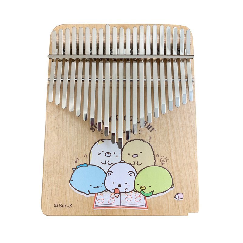 Sumikkogurashi-Single Pattern Colored 21 Keys Birch Kalimba Sumikkogurashi-Single Pattern Colored 21 Keys Birch Kalimba / Silver Keys / Sumikko Gurashi Thumb Piano — 三峽電鋼琴 / 鍵盤