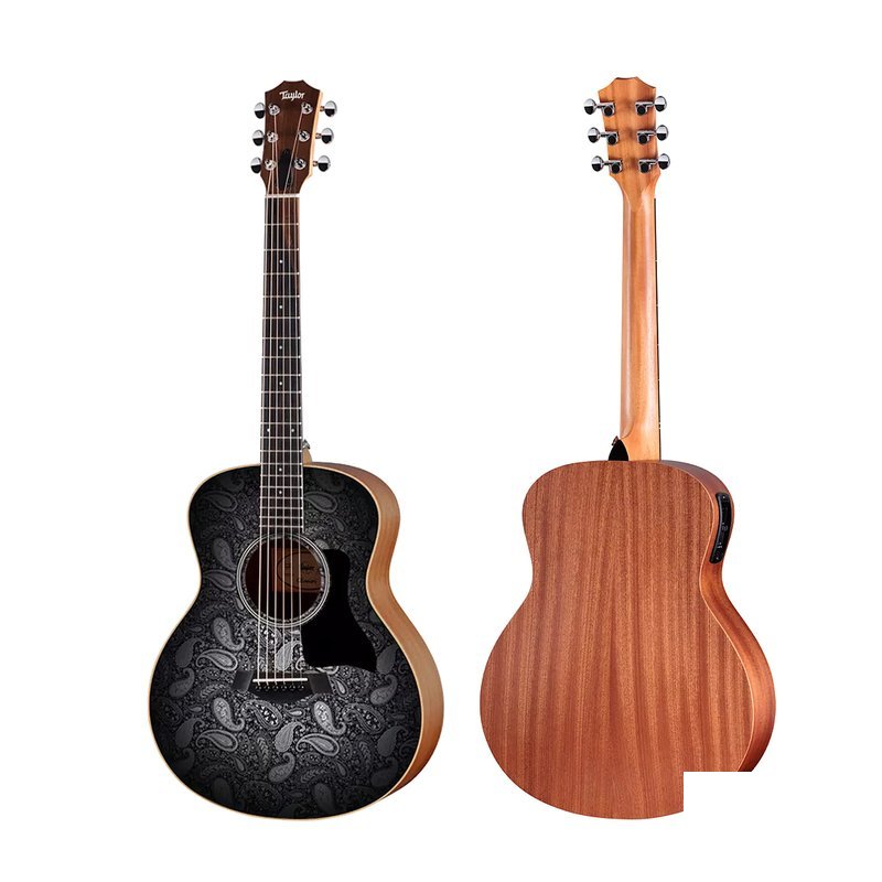 Taylor Taylor GS Mini-e Special Edition 特別版 黑色佩斯利花紋 電木吉他 雲杉面板 沙比利側背 EQ — 三峽木吉他 / 民謠吉他